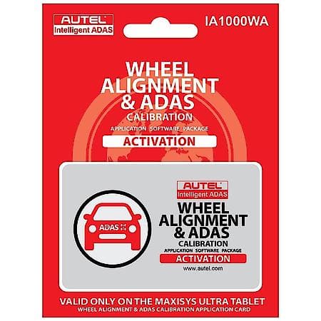 Autel IA1000 Wheel Alignment & ADAS Software Upgrade Card - Advance Auto Parts image for IA1000WAUP