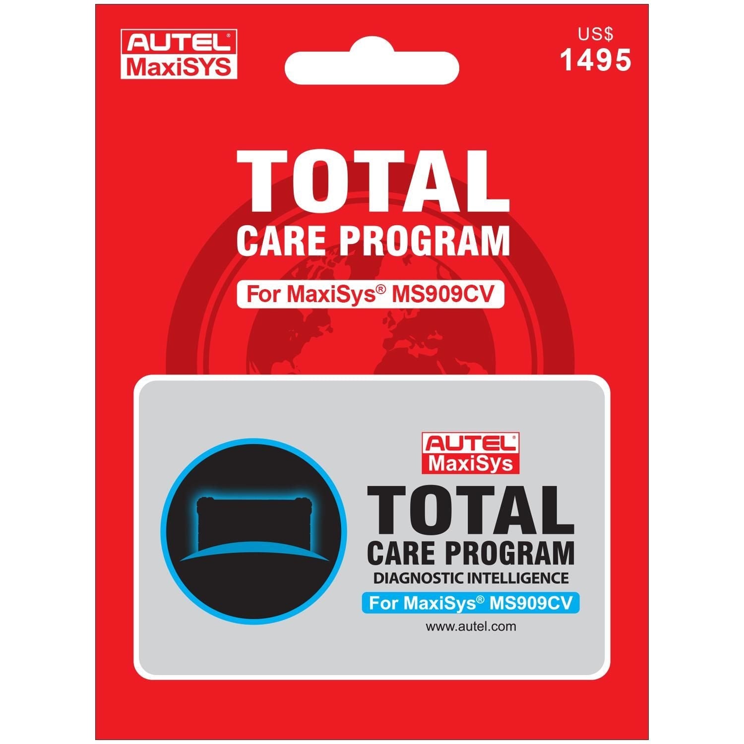 Autel MS909CV 1-Year Total Care Program Update - AutoZone image for MS909CV1YRUP