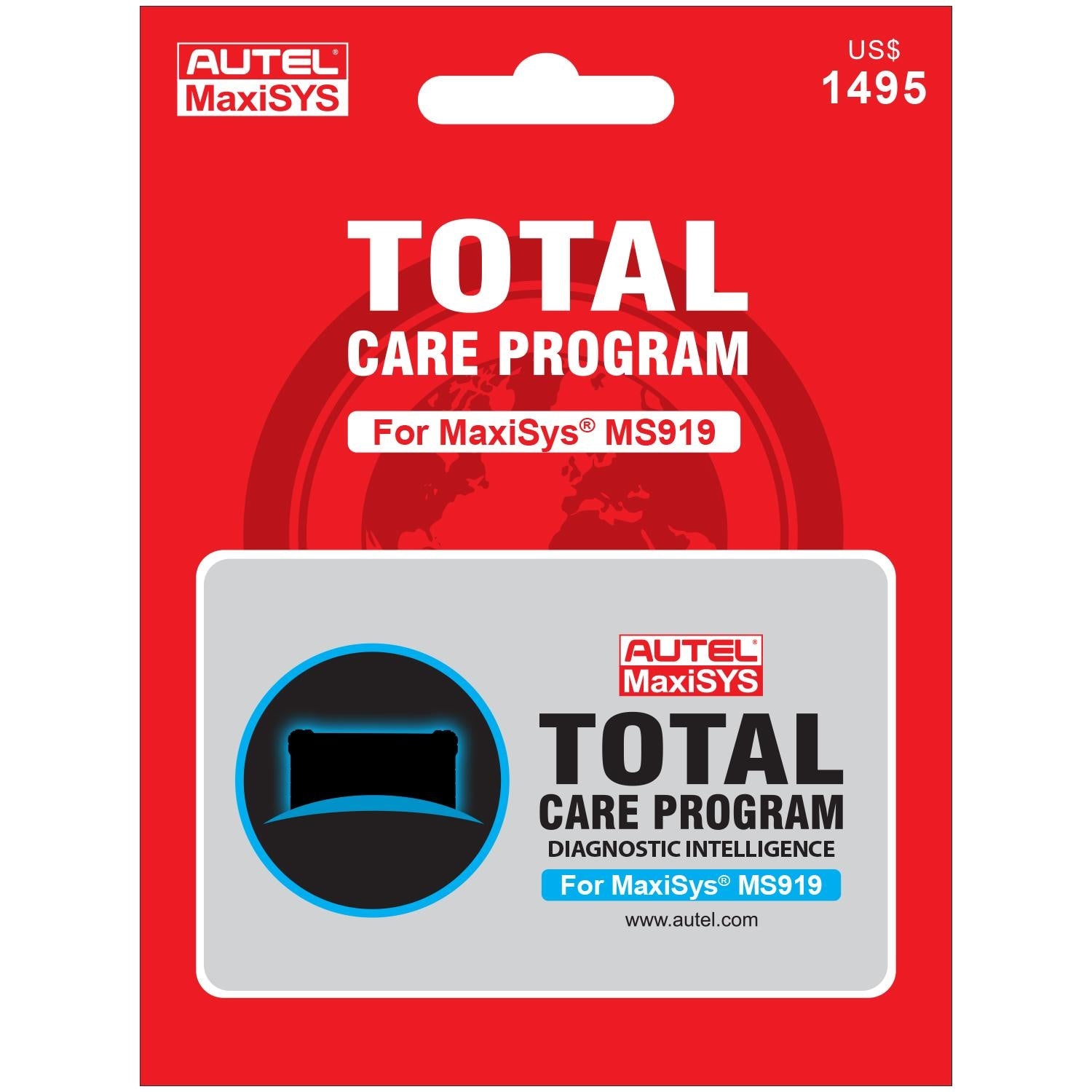Autel MS919 1-Year Total Care Program Update - AutoZone image for MS9191YRUP